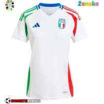 Ženske Nogometnih dresov Italija Gostujoči EP 2024 Kratki rokavi